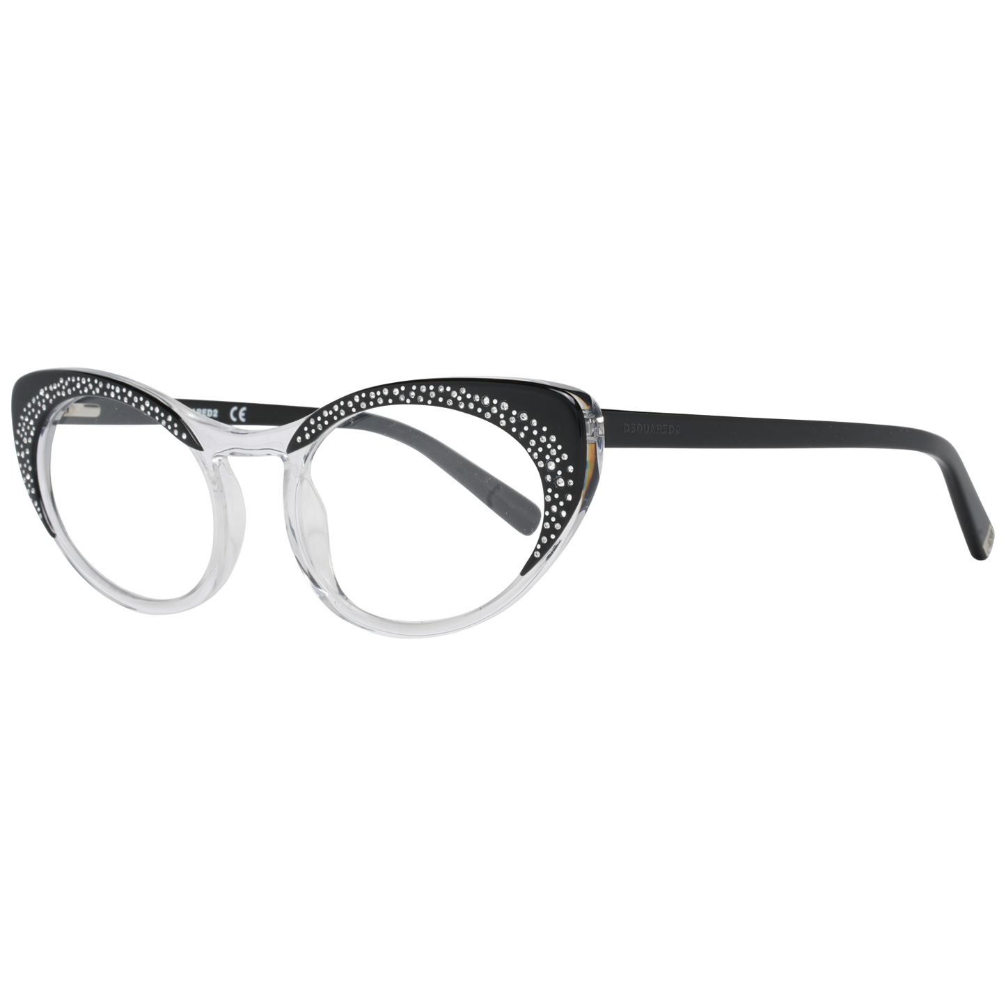Gafas de diseño elegantes de montura completa en negro