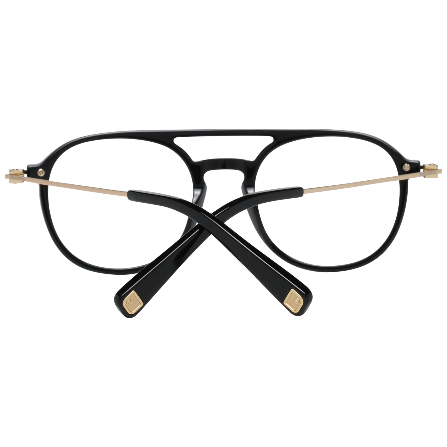 Gafas de diseño elegantes de montura completa en negro