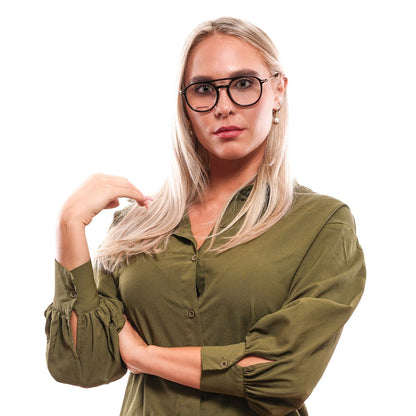 Gafas de diseño elegantes de montura completa en negro