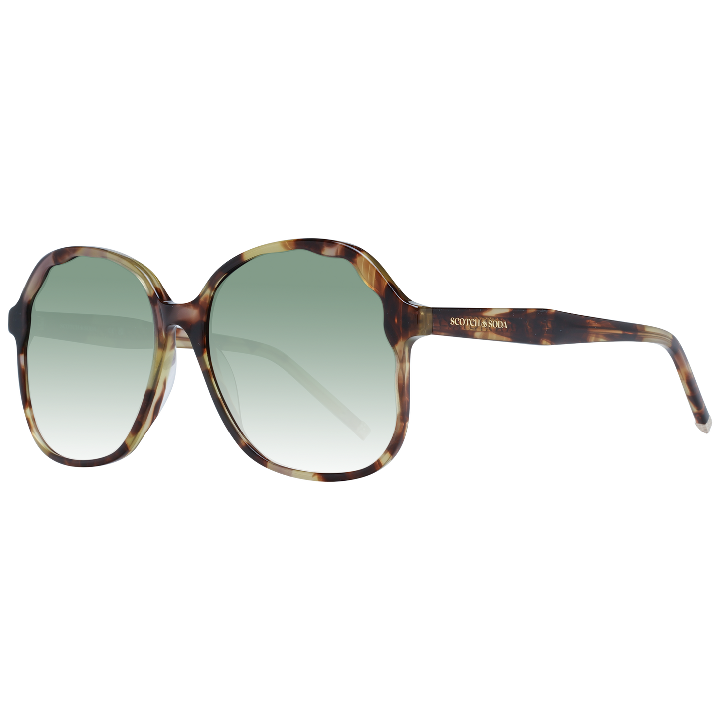 Gafas de sol elegantes con degradado de mariposa
