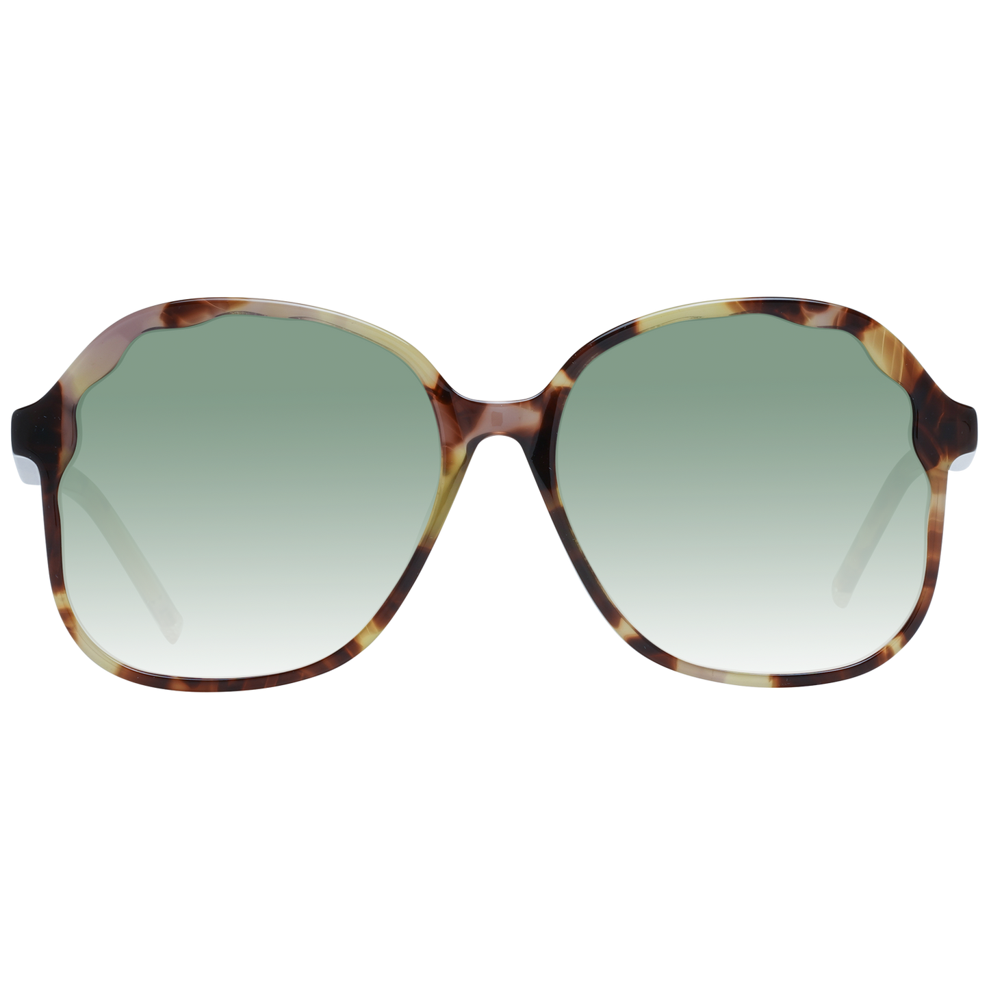 Gafas de sol elegantes con degradado de mariposa