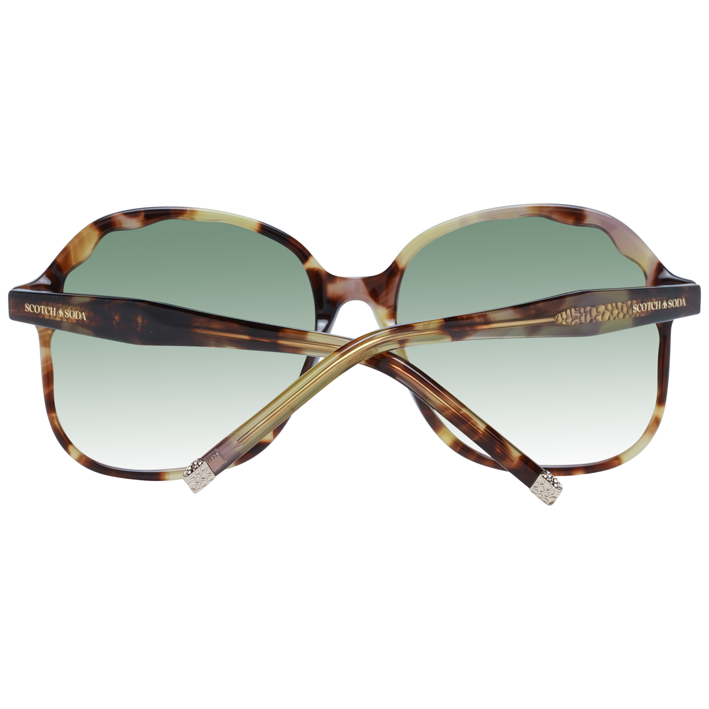 Gafas de sol elegantes con degradado de mariposa