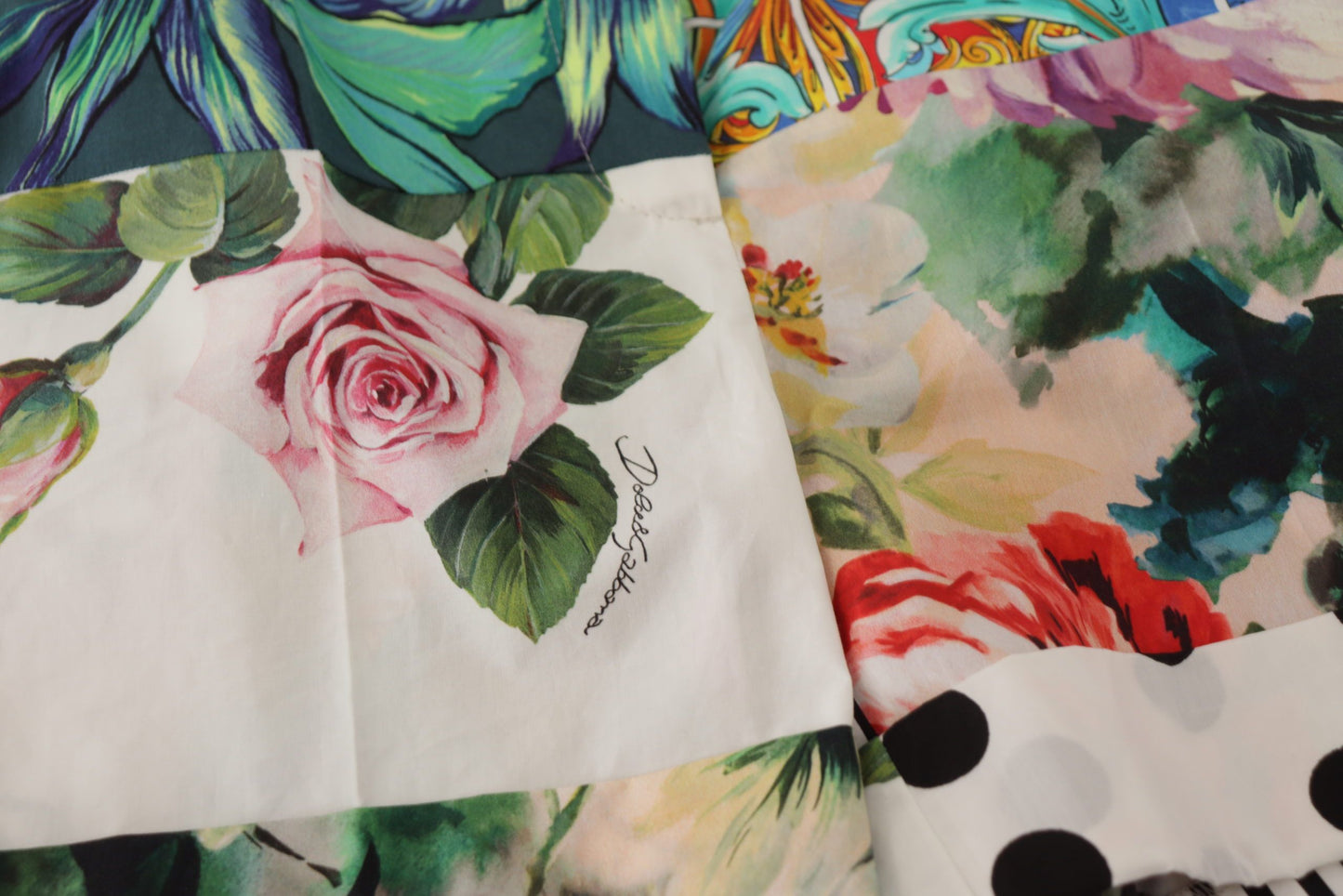 Pantalones cortos de cintura alta con estampado floral