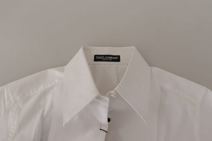 White Sleeveless Tuxedo Formal Blouse Top