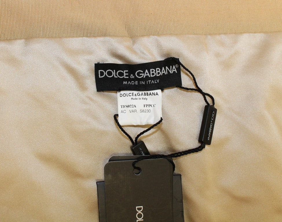 Bufanda exclusiva de piel de visón beige