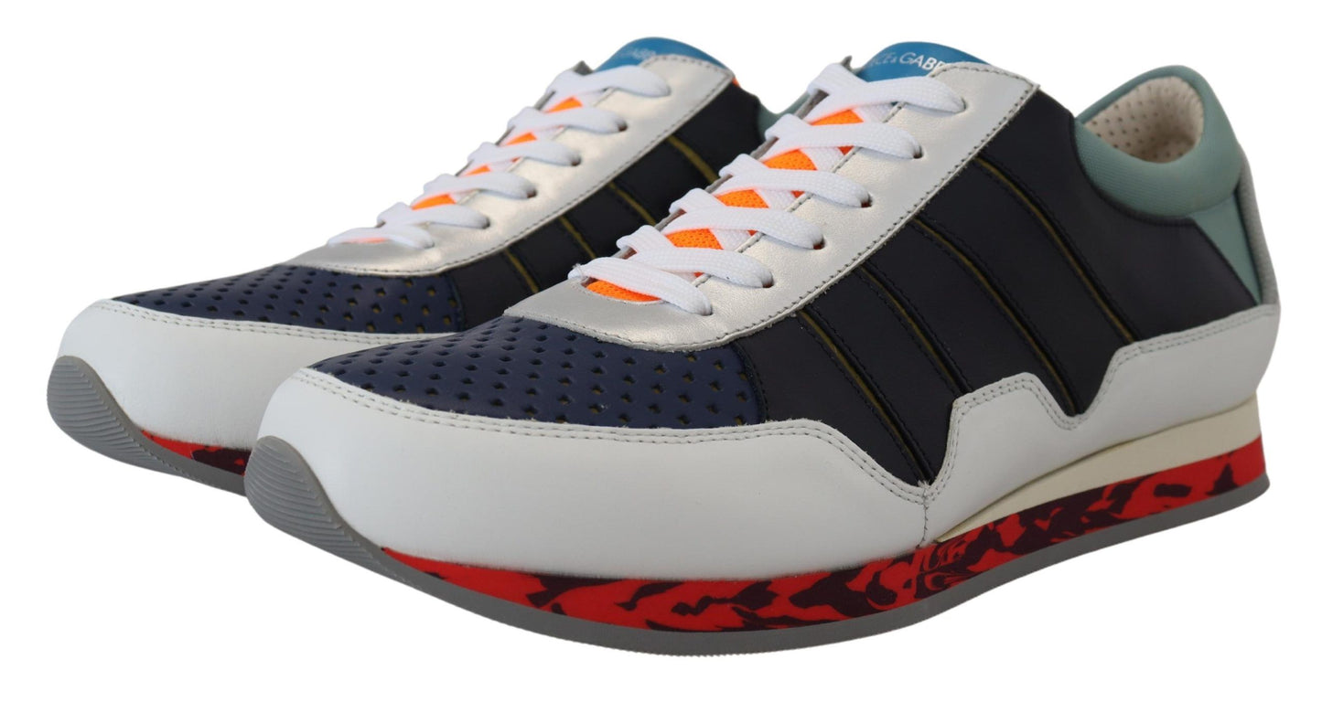 Elegantes zapatillas bajas multicolor