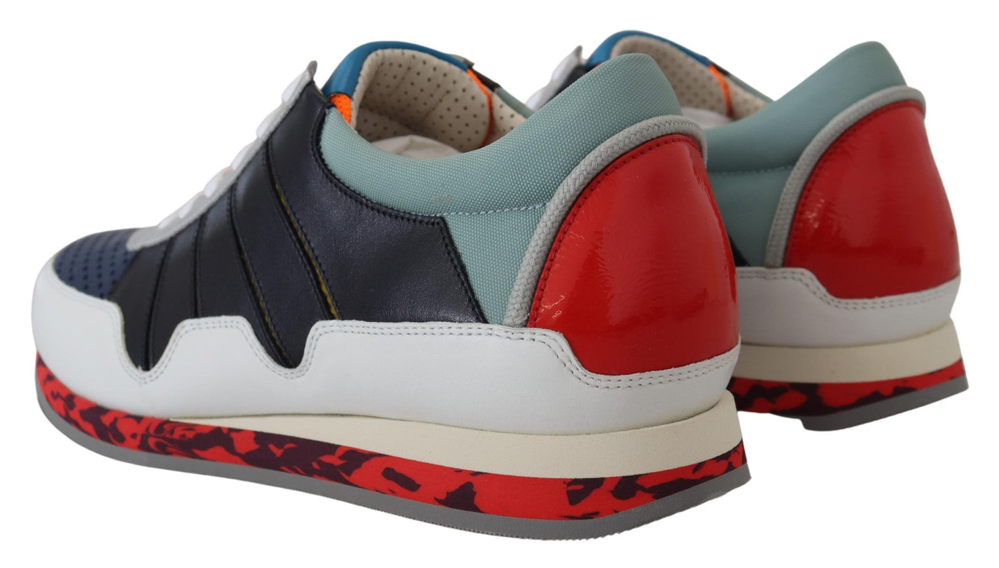 Elegantes zapatillas bajas multicolor