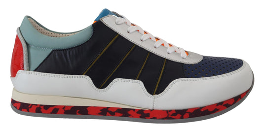 Elegantes zapatillas bajas multicolor