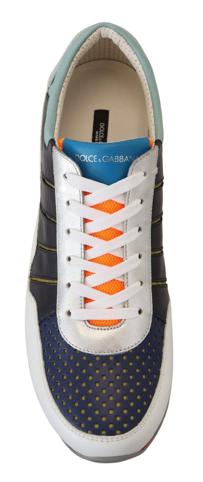 Elegantes zapatillas bajas multicolor