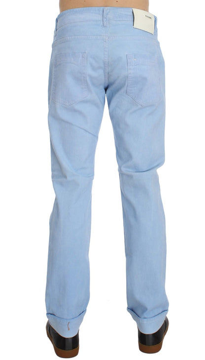 Vaqueros elegantes de talle bajo y corte regular para hombre