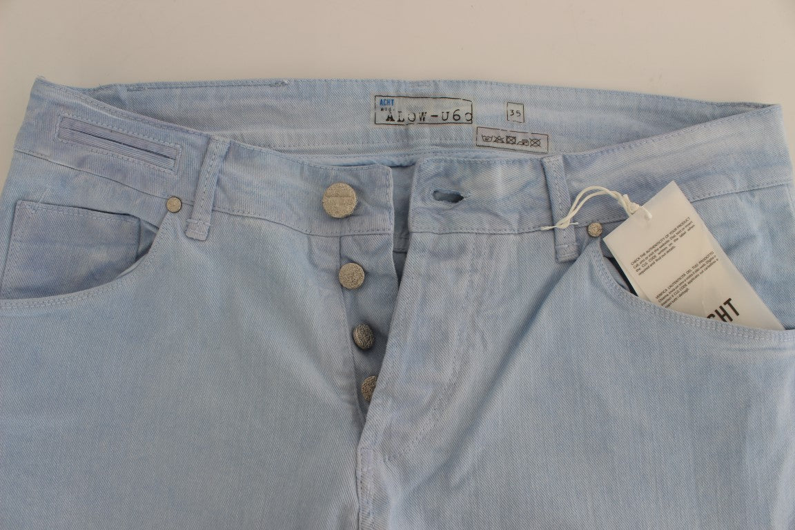 Vaqueros elegantes de talle bajo y corte regular para hombre