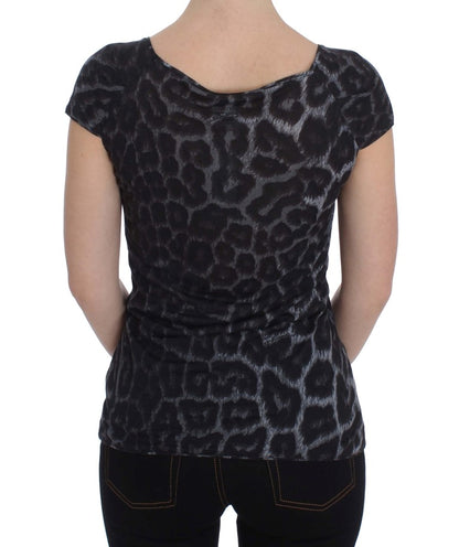 Elegante top modal de leopardo de Cavalli