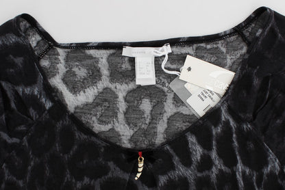 Elegante top modal de leopardo de Cavalli
