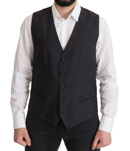Elegante blazer de dos piezas de martini azul oscuro