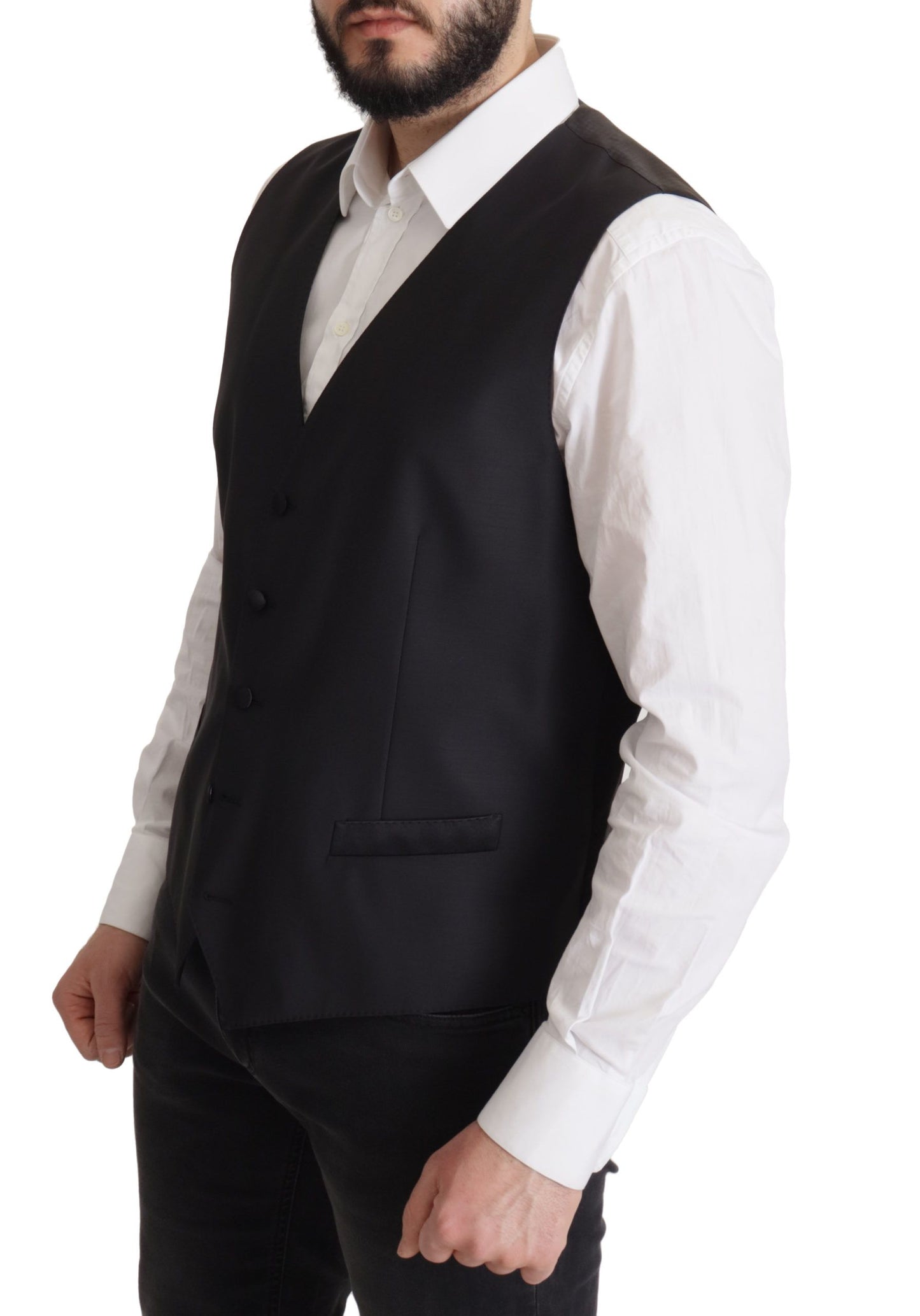 Elegante blazer de dos piezas de martini azul oscuro