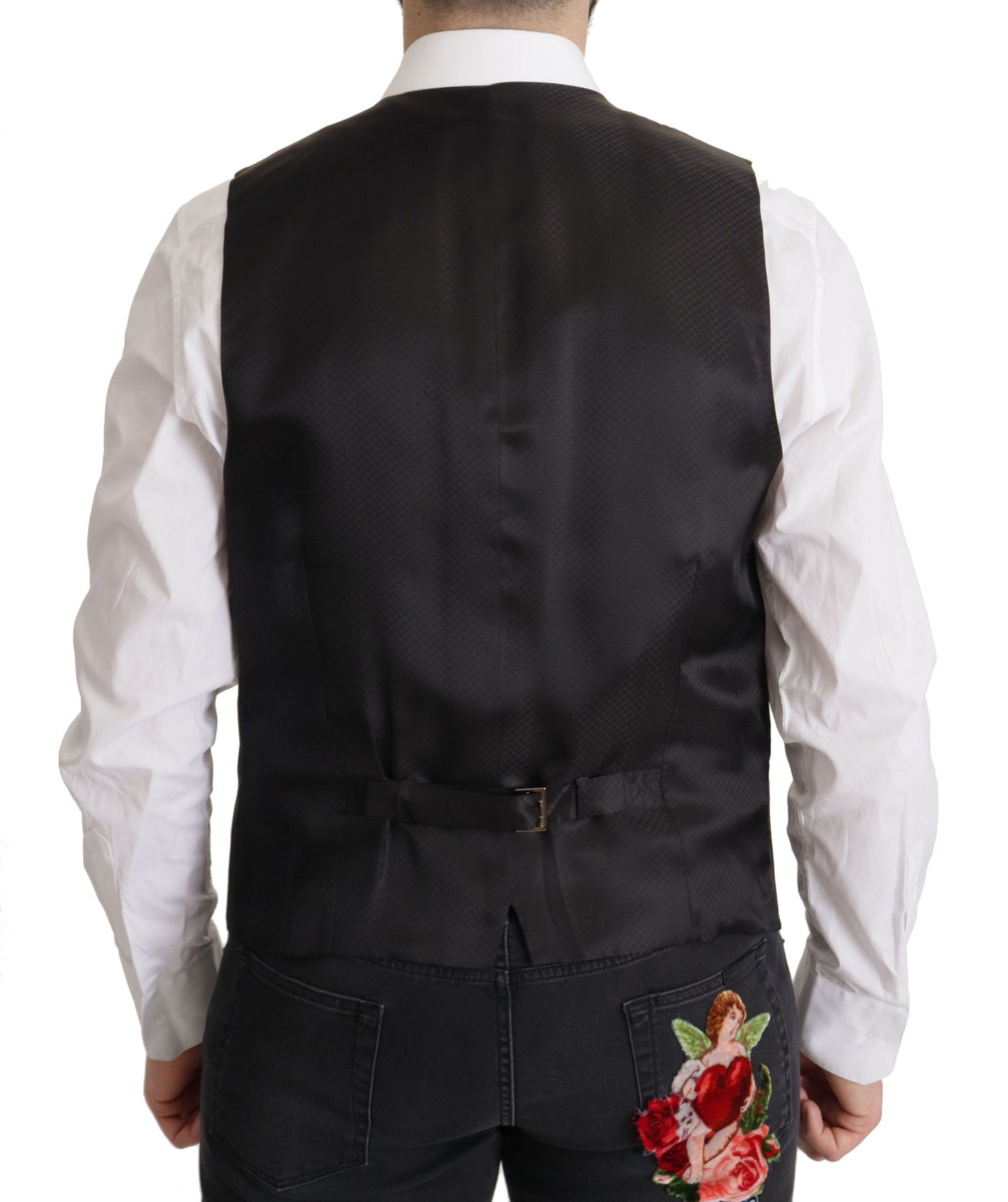 Elegante blazer de dos piezas de martini azul oscuro