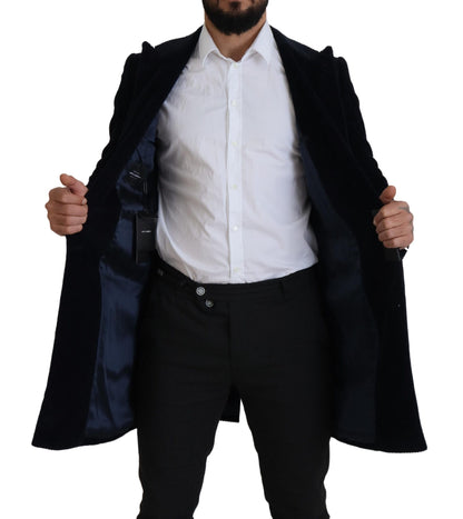 Chaqueta larga tipo cárdigan de algodón negra elegante