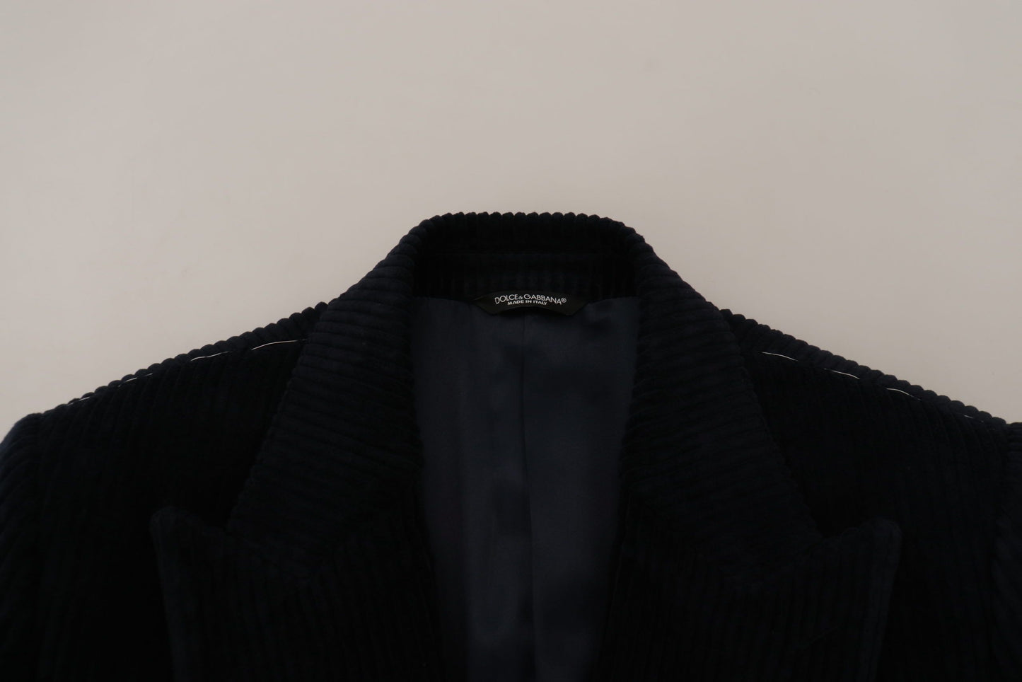 Chaqueta larga tipo cárdigan de algodón negra elegante