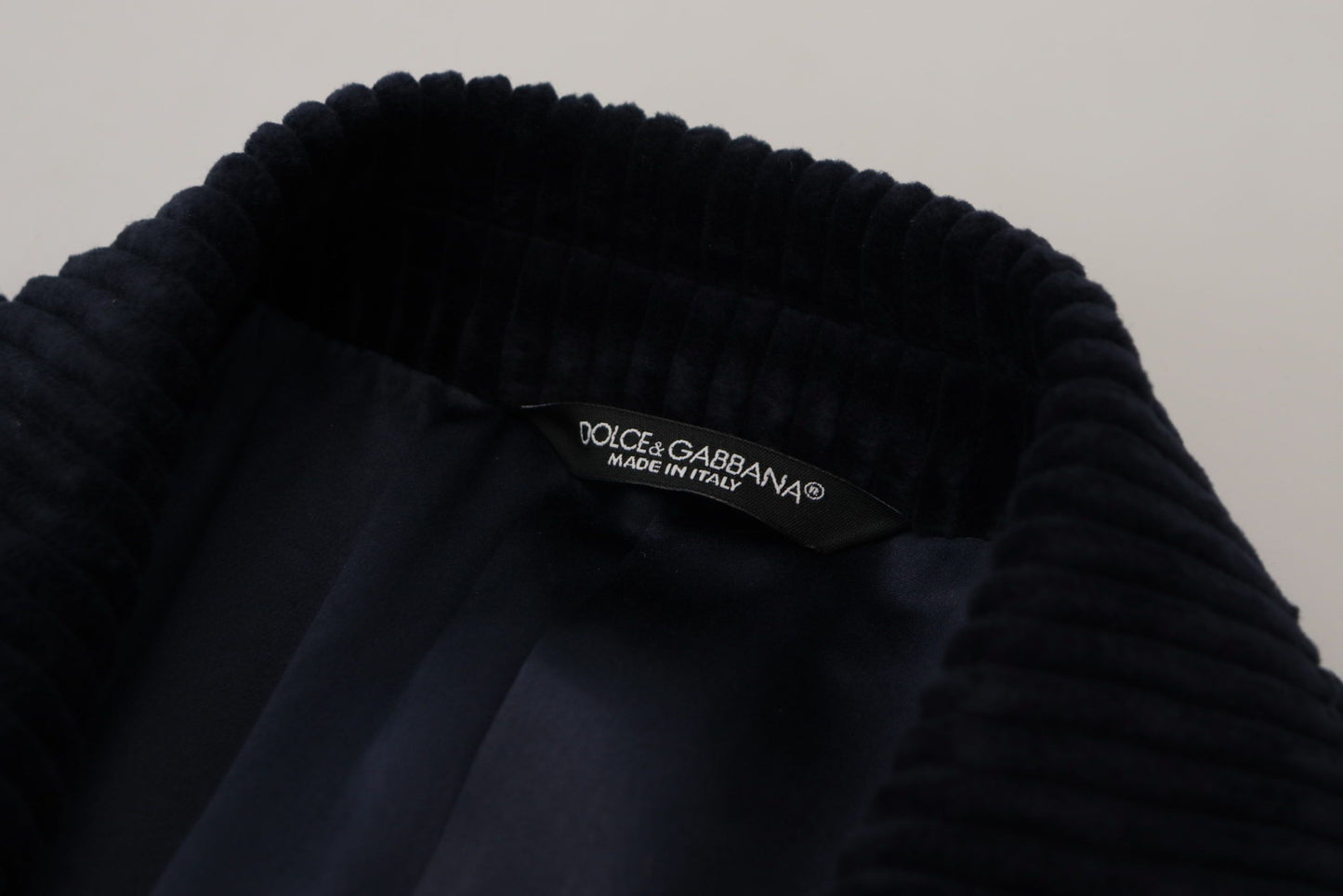 Chaqueta larga tipo cárdigan de algodón negra elegante