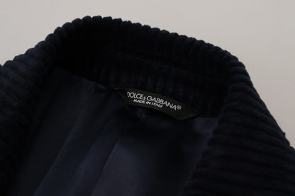 Chaqueta larga tipo cárdigan de algodón negra elegante