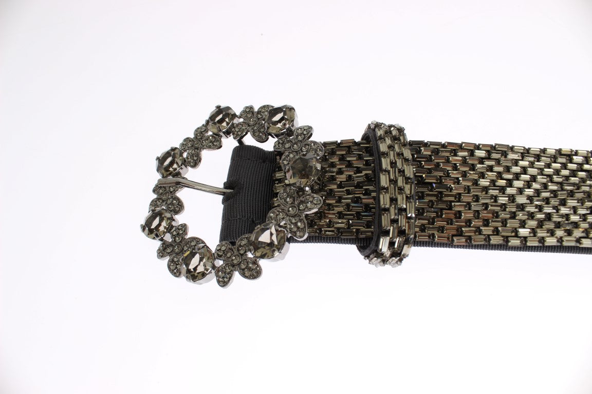 Cinturón ancho con lentejuelas adornadas