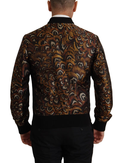 Chaqueta blusón marrón elegante