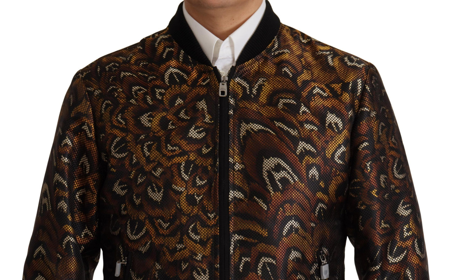 Chaqueta blusón marrón elegante