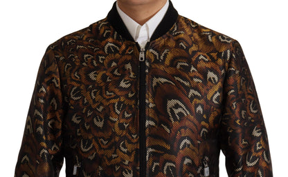 Chaqueta blusón marrón elegante