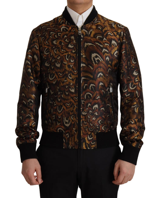 Chaqueta blusón marrón elegante