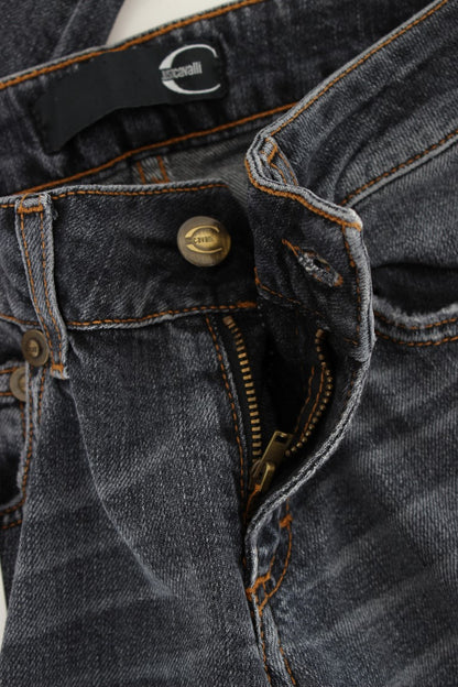 Vaqueros ajustados con lavado azul diamante verde