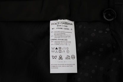 Pantalones de vestir elegantes de corte recto a rayas