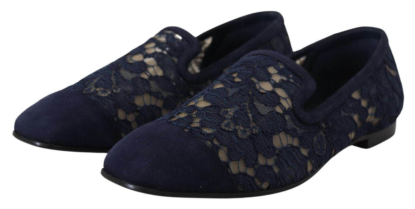 Mocasines planos azules elegantes - Verano chic