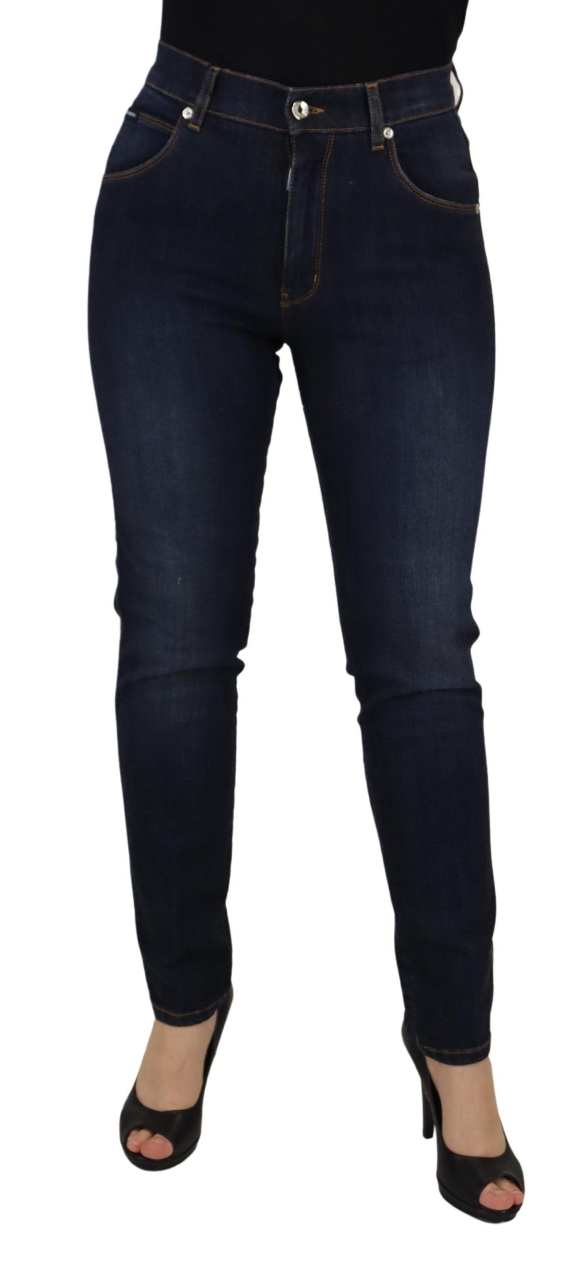 Mejora tu estilo denim con jeans ajustados de cintura alta