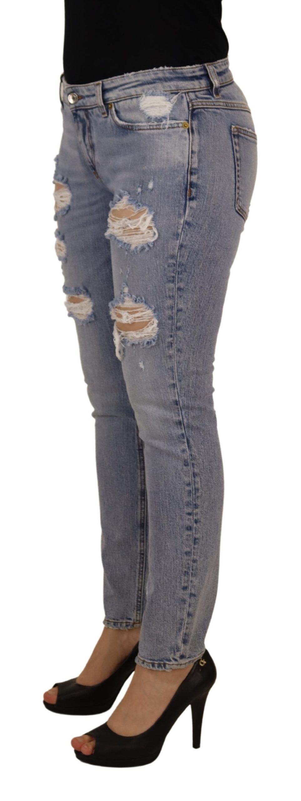 Elegante mezclilla ajustada para un estilo sofisticado