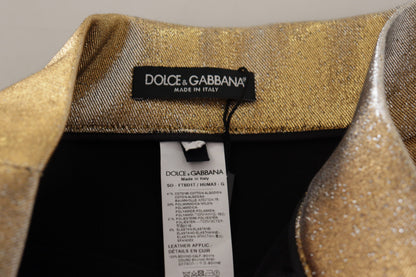Pantalones cortos de cintura alta dorados