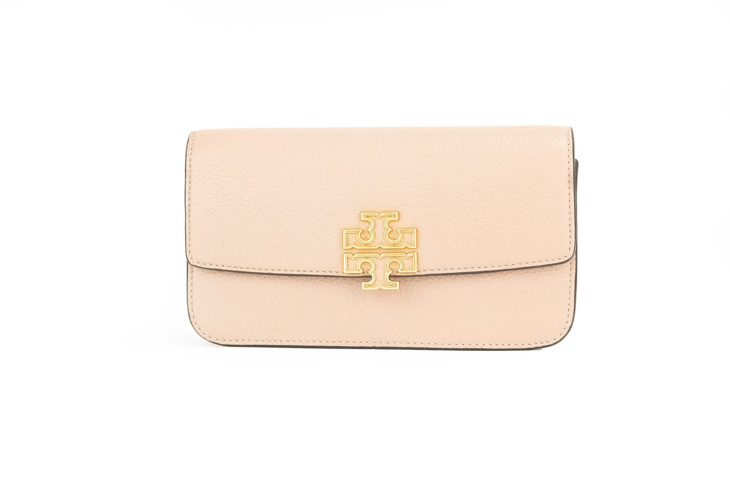 Bolso bandolera pequeño de cuero con cadena y diseño de flores de la pradera de Britten