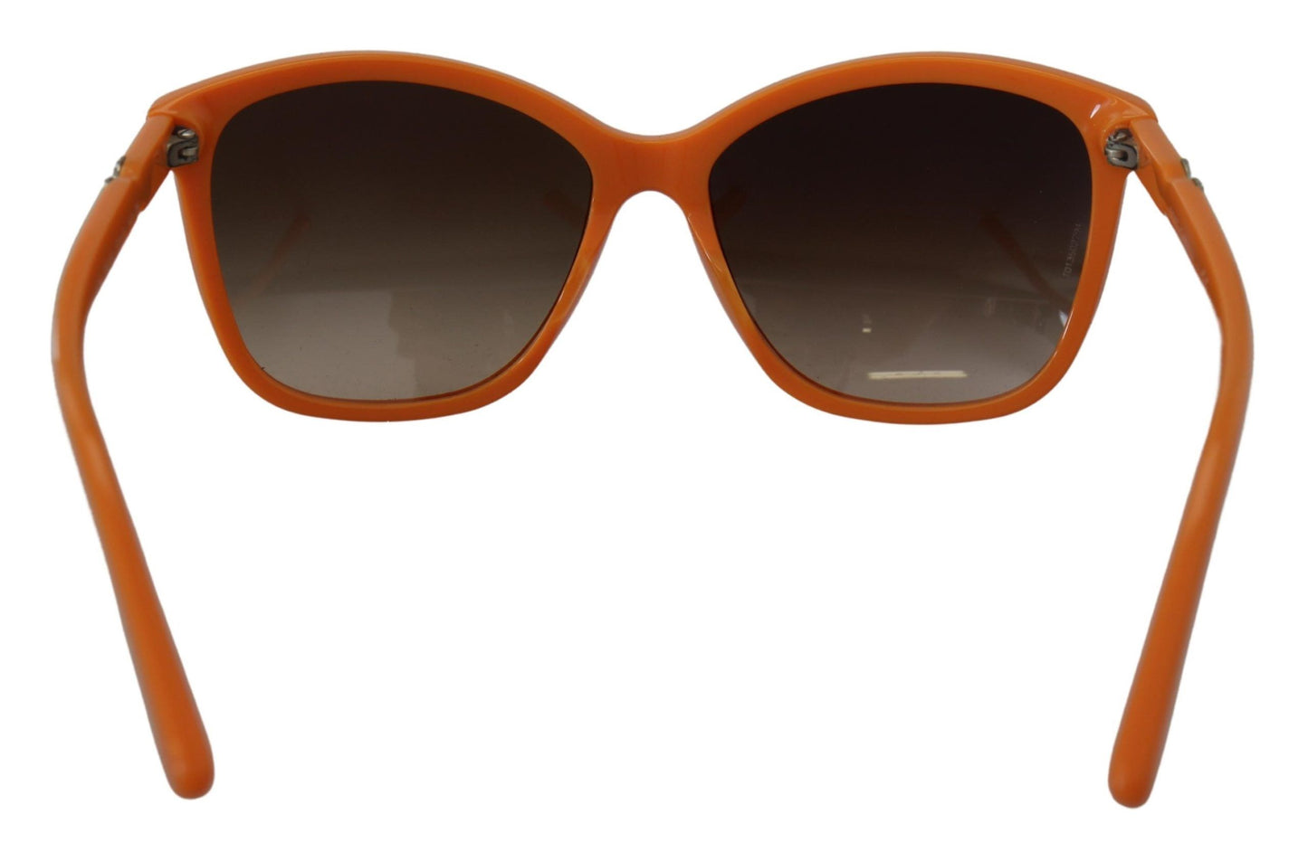 Gafas de sol redondas y elegantes de color naranja para mujer