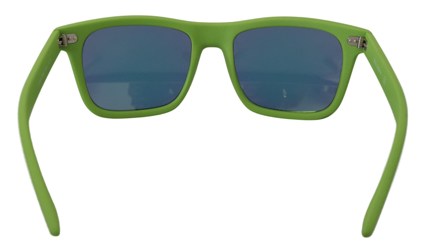 Gafas de sol chic de montura completa en verde ácido