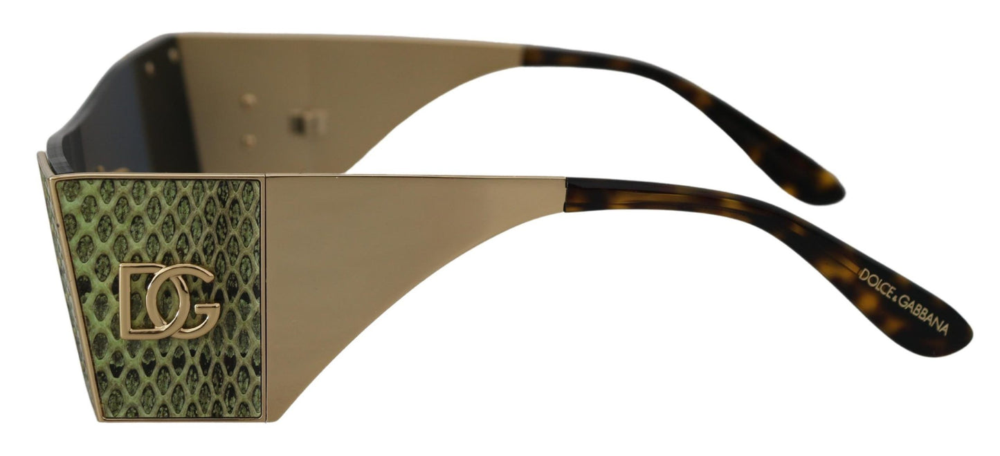 Gafas elegantes con tonos metálicos