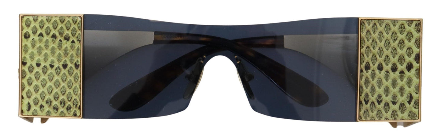 Gafas elegantes con tonos metálicos