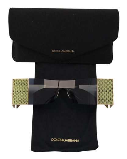 Gafas elegantes con tonos metálicos