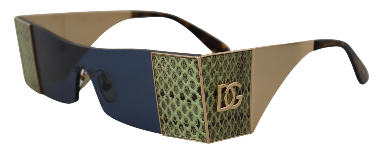 Gafas elegantes con tonos metálicos