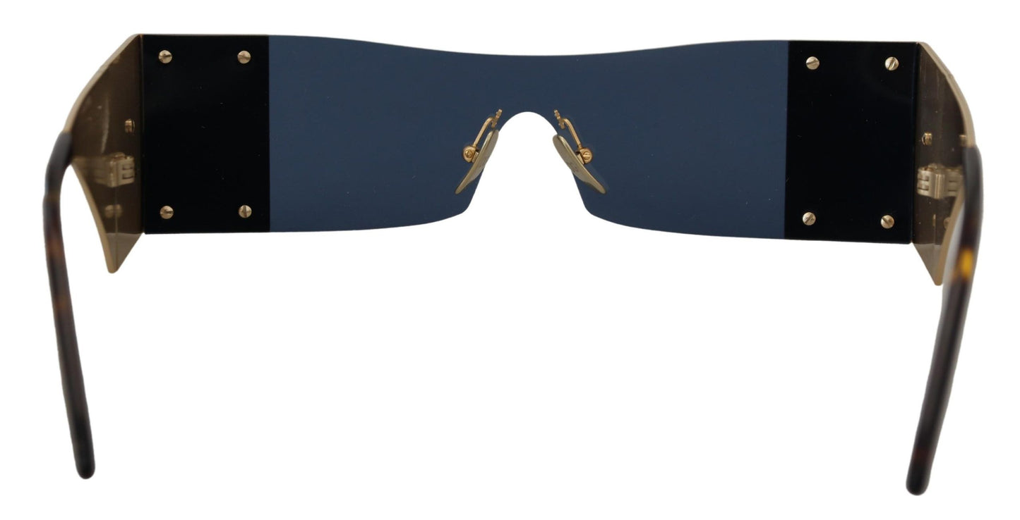 Gafas elegantes con tonos metálicos