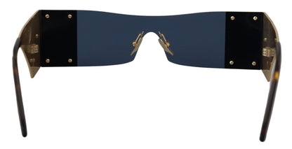 Gafas elegantes con tonos metálicos