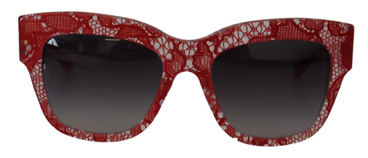 Gafas de sol elegantes con encaje siciliano tintado