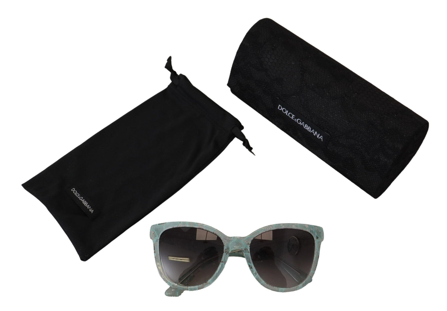 Elegantes gafas de sol de diseño con encaje siciliano