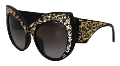 Gafas de sol polarizadas con lentejuelas y diseño de mariposa