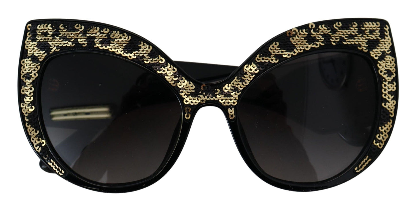 Gafas de sol polarizadas con lentejuelas y diseño de mariposa