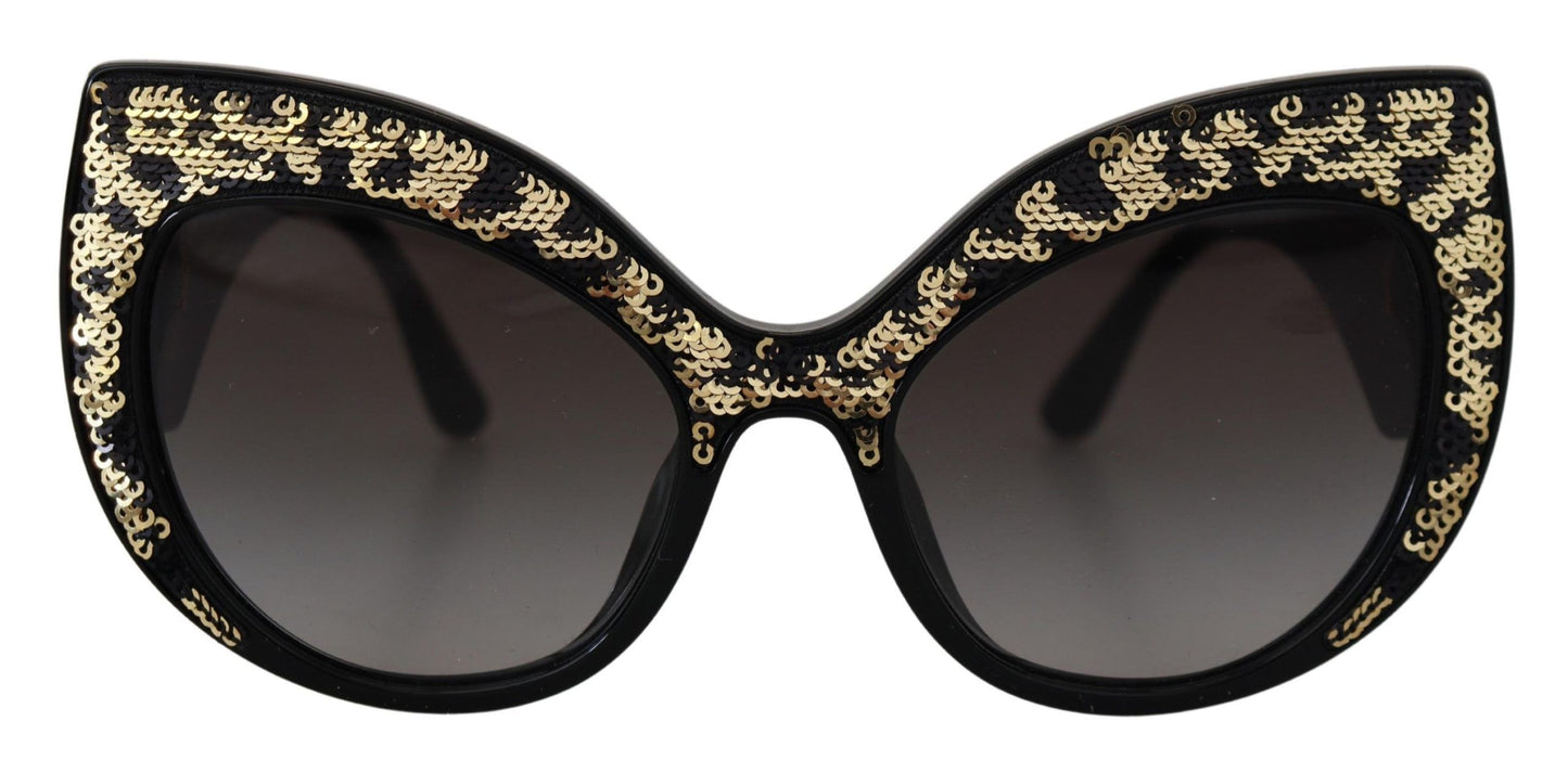 Gafas de sol polarizadas con lentejuelas y diseño de mariposa