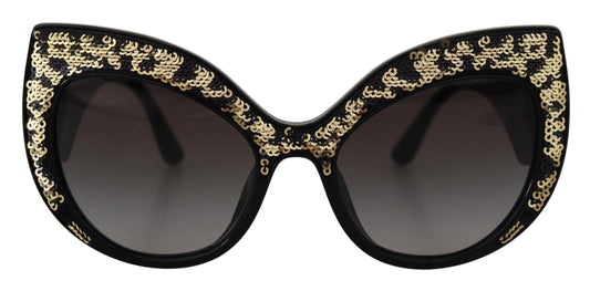 Gafas de sol polarizadas con lentejuelas y diseño de mariposa